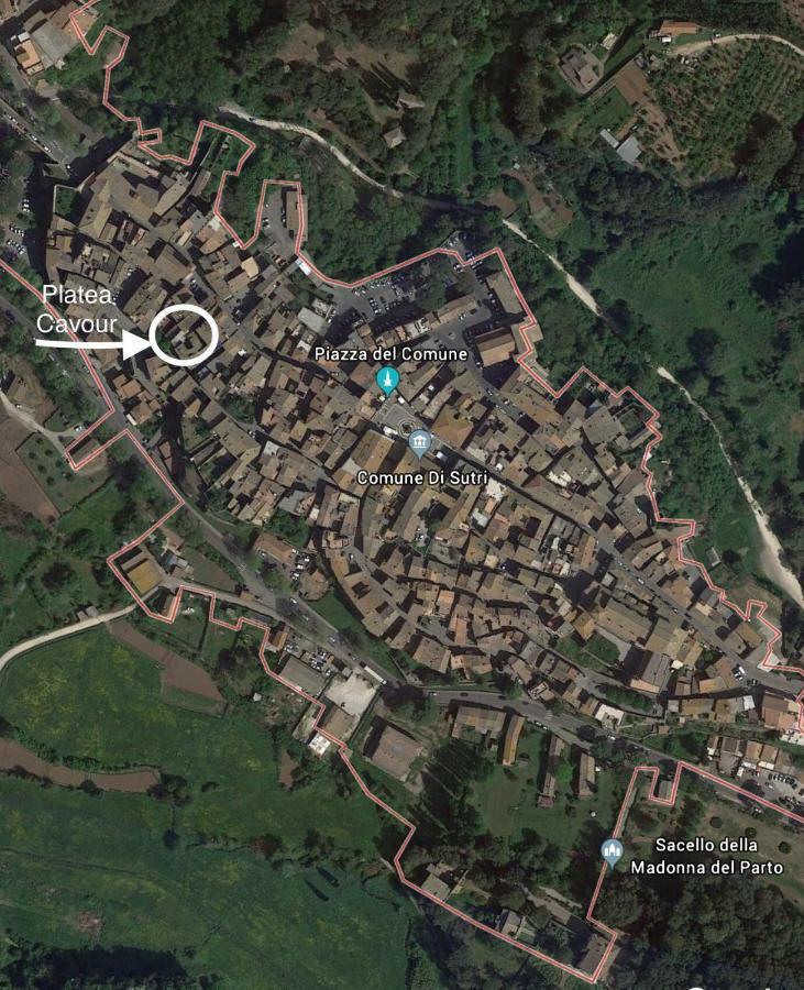 Platea Cavour Villa Sutri Kültér fotó